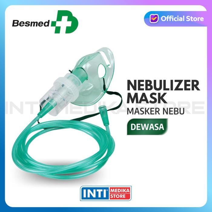 BESMED - Nebulizer Mask Dewasa / Masker Nebulizer Dewasa / Nebu Mask