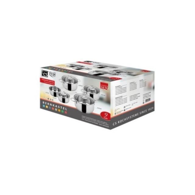 BERNKASTEL 9 PCS COOKWARE SET [NEW]