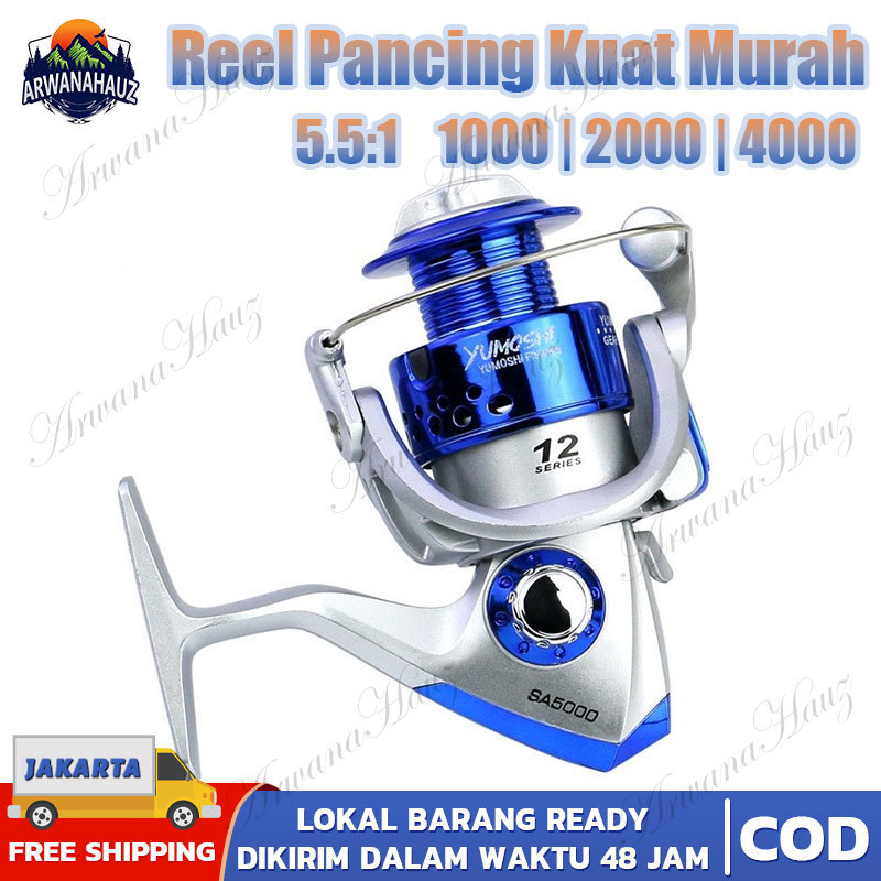 (Dikirim Dari Jakarta) Reel pancing 3000 / 2000 / 4000 / alat gulung pancing / rel rill rol olahraga