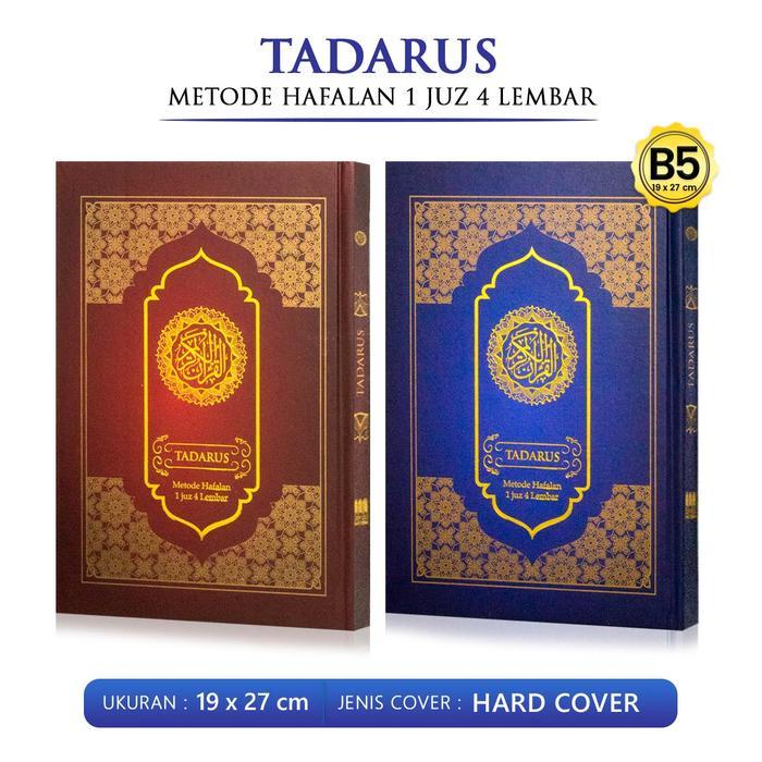 Sedia Al Quran Tadarus : Alquran Hafalan / Metode Hafalan 1 Juz 4 Lembar Ukuran B5 Besar Hard Cover