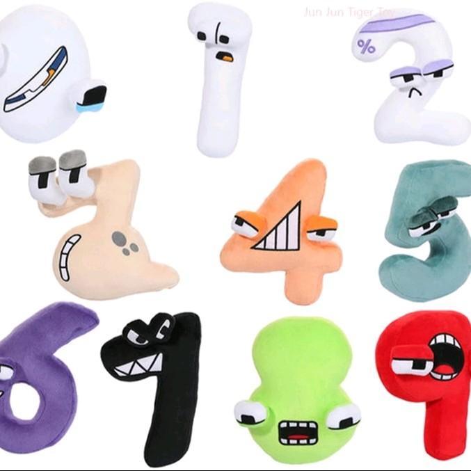 Bantal,Alfabet Lore Angka,25 cm