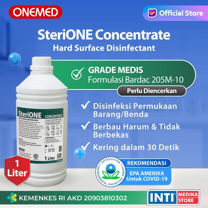 ONEMED - SteriOne Concentrate 1 liter Desinfektan 1 Liter Siap Kirim