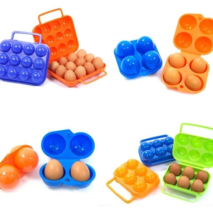 KOTAK TELOR OUTDOOR TEMPAT TELUR CAMPING HOLDER EGG CASE - 4