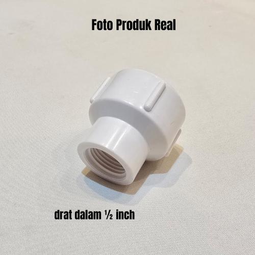 Nepel Reducer Lurus Sock Drat Dalam X 1 Inch Pvc 505 Terbaik