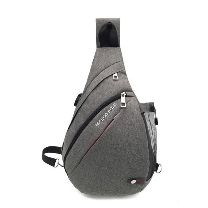 Eiger - Tas Selempang Pria - Tas Sempang Kerja Import - With Usb Port - Powel