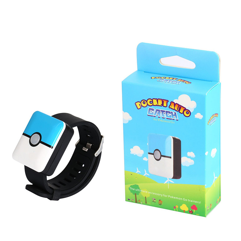 Pokemon Go Plus Bluetooth Rechargeable Square Bracelet Wristband Catch Bracelet Anime Peripheral