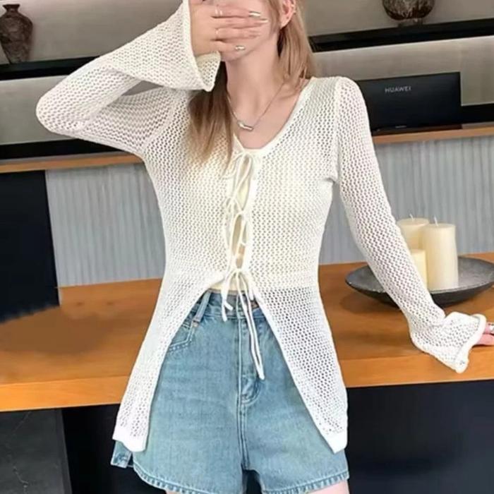 Aurora Cardi Tali Pita Korean Cardi Cardi Wanita Terlaris