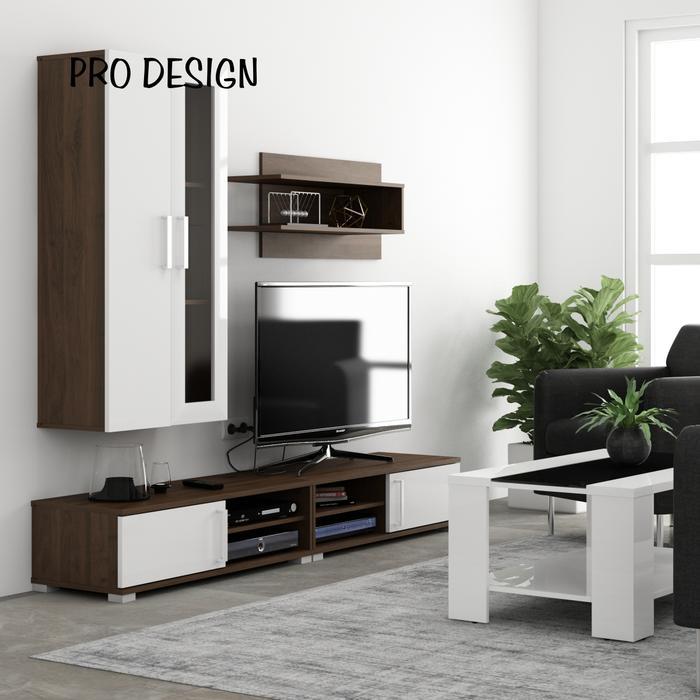Pro Design Mocca L Meja TV / Rak TV / Rak TV Dinding
