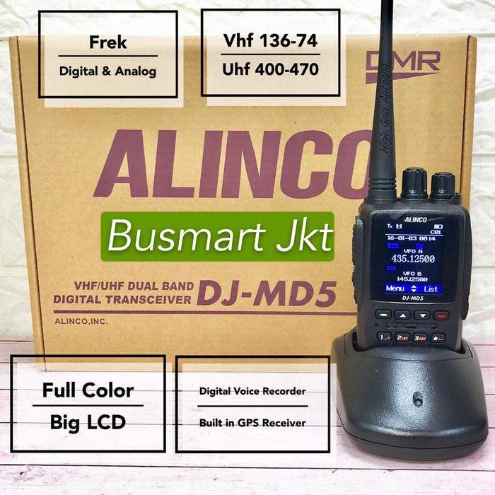 HT Alinco DJ MD5 / DJ MD5T / HT Alinco DMR Garansi Resmi
