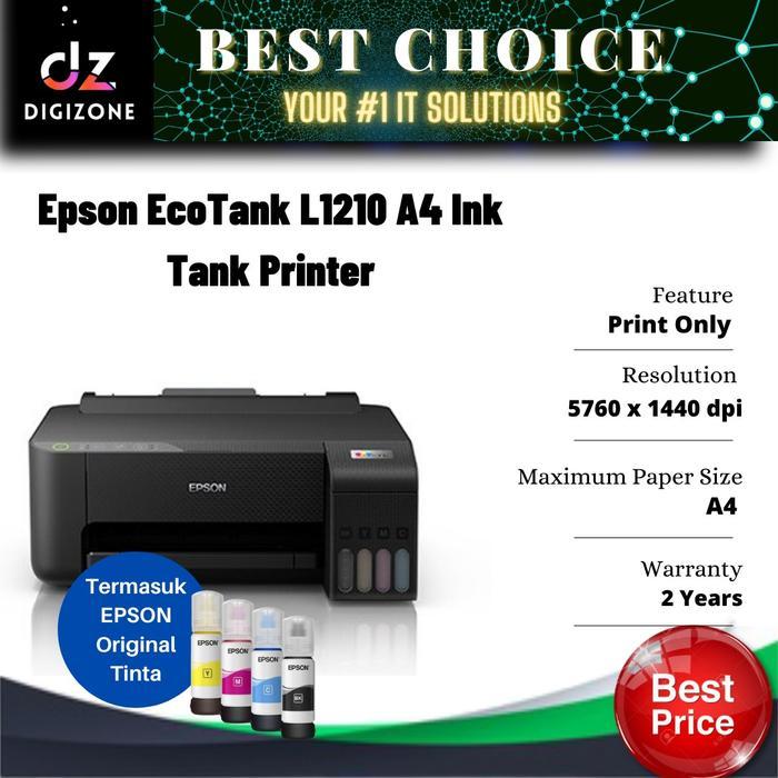 Epson Printer L1210 - Pengganti Epson L1110 Single Function Print Terbaru 