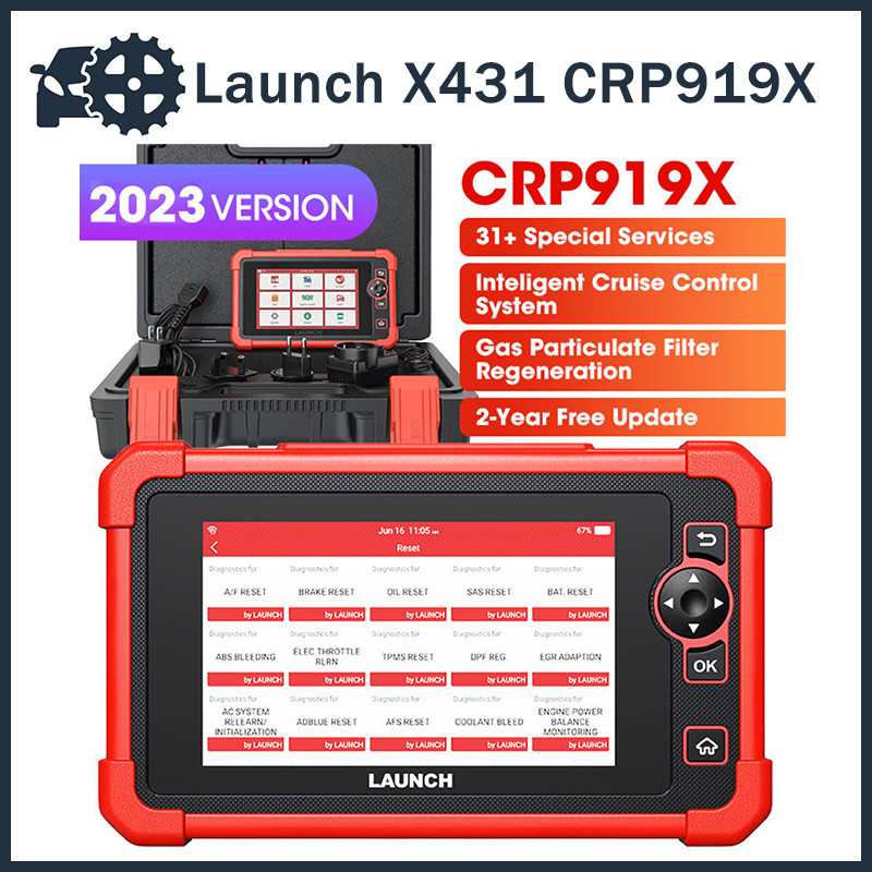 2 years Free Update Launch X431 CRP919X  crp919 x crp 919x obd2 ECU