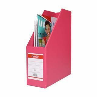 Box file bantex pink 4011 folio 10 cm