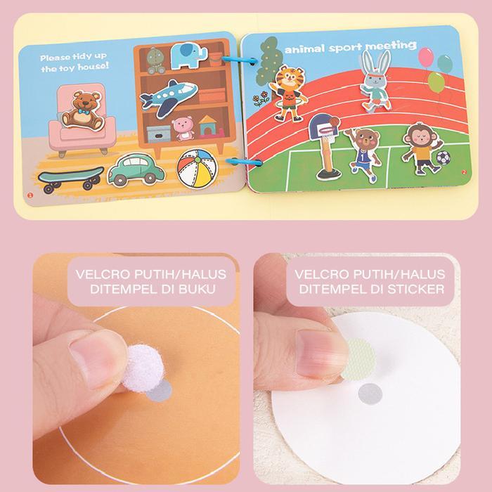Kzly Style Buku Edukasi Anak Busy Book Quiet Book Activity Book Quiet Book Quiet Busy Book Activity