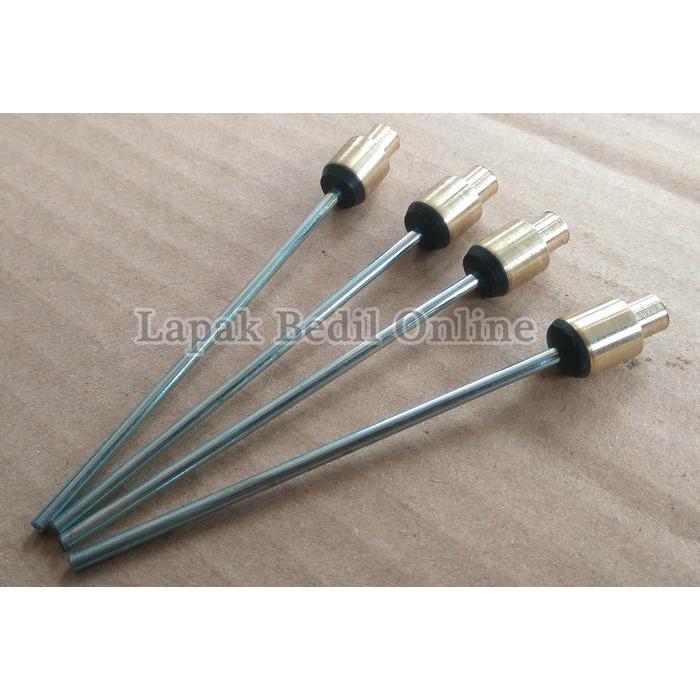 "New" Pentil Tabung Kuningan Teflon Hitam Datar AS 2.5mm Murah