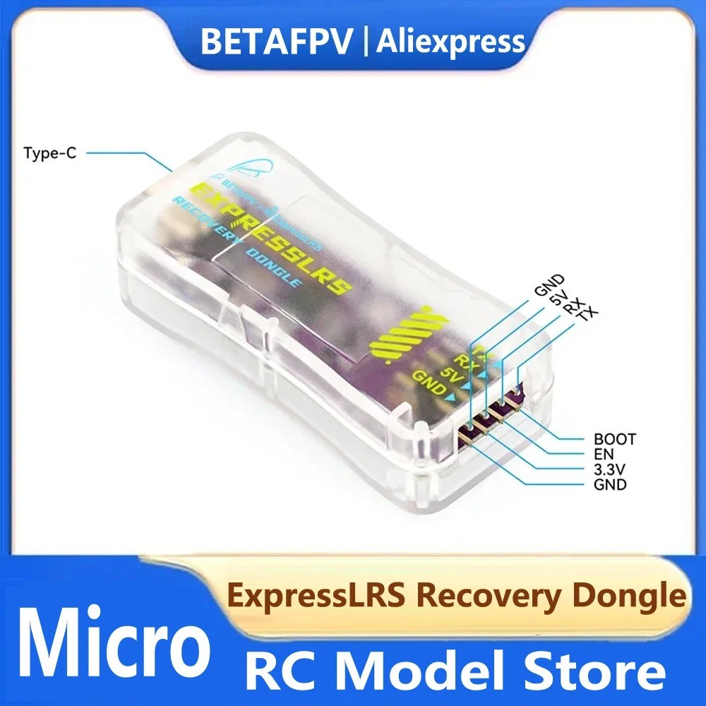 JUAL BETAFPV ExpressLRS Recovery Dongle FTDI USB To TTL Module Upgrade for The ESP32&ESP8XX Chip Sui