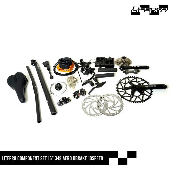 Terlariss LITEPRO COMPONENT SET 16" 349 AERO DBRAKE 10SPEED