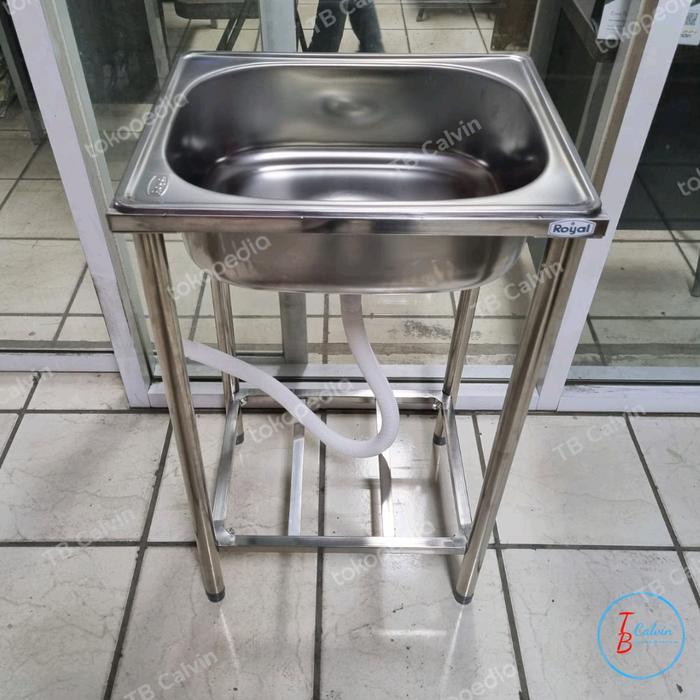 Bak Cuci Piring Kaki Stainless Royal Sb 42 K