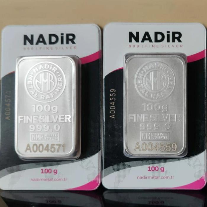 Perak Batangan Nadir - Silver Nadir Turki 100 gram