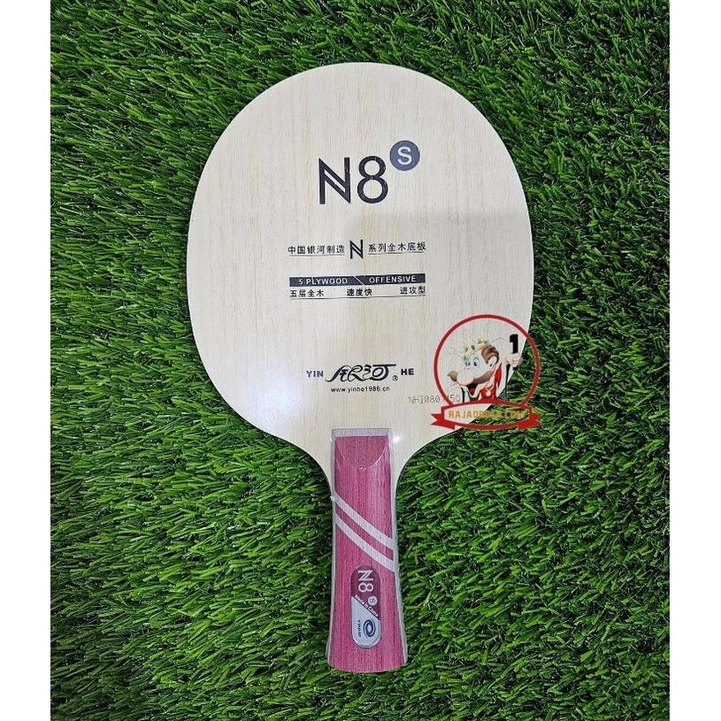Yinhe N8s N8 - Kayu Pingpong Blade 5ply Bet OFF Bat Offensive