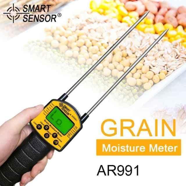 Grain Moisture Meter Smart Sensor Ar991 Kadar Air Beras Gandum Ar-991