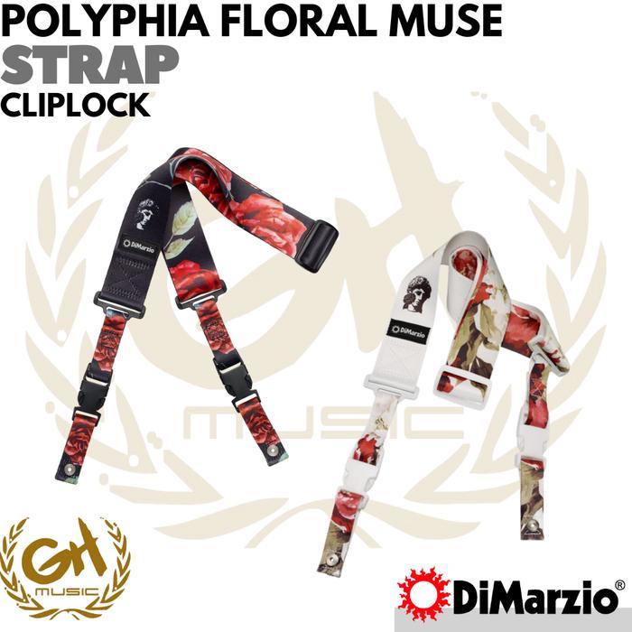DiMarzio Polyphia Floral Muse ClipLock - STRAP GITAR