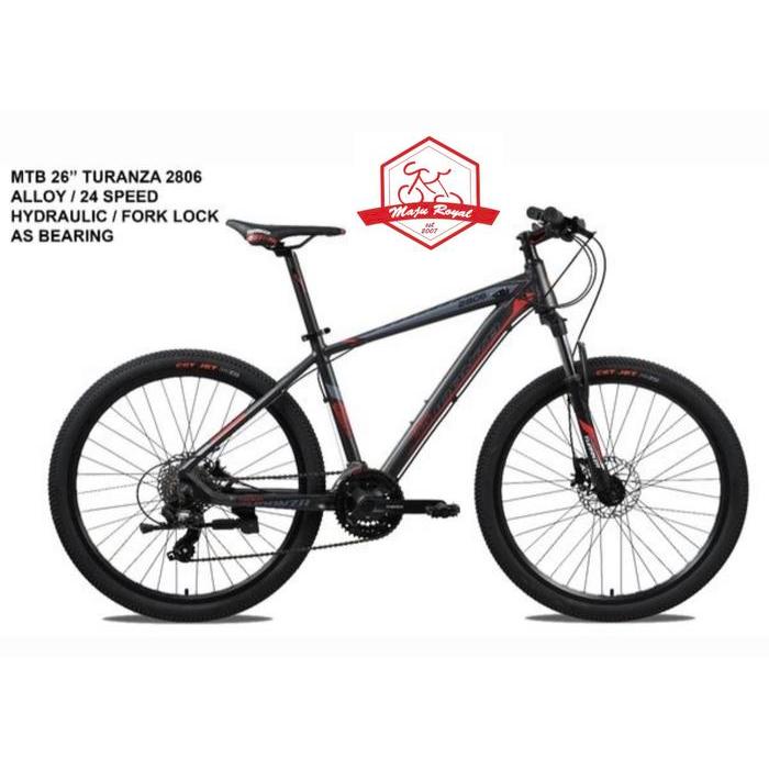 SEPEDA GUNUNG MTB TURANZA 2806 26 inch ALLOY SHIMANO ALTUS TZ NEW DISC