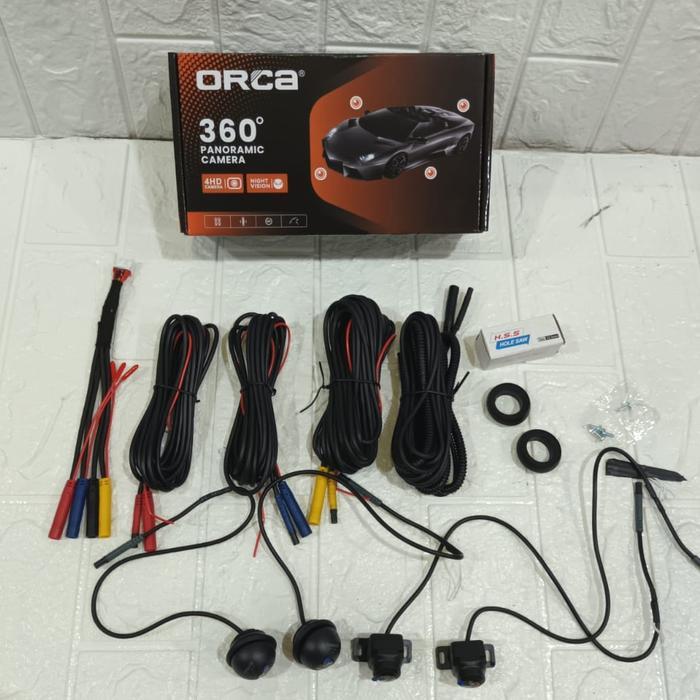 Orca Kamera 360 Derajat Untuk Semua Headunit Android Dengan 4 Titik Kamera Support Kamera 360