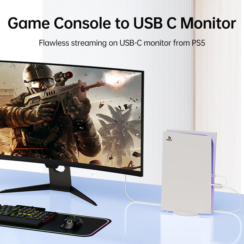 HDMI to USB able Unidiretional 4K60Hz HDMIompatible to Type ord onverter for Xreal Nreal Air Steam