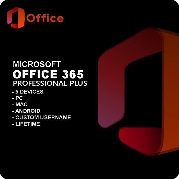 Microsoft Office 365 Costum Username Original Lifetime Permanent