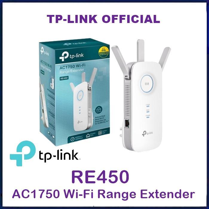TERBARU TP-Link RE450 : AC1750 Wi-Fi Range Extender TP Link RE450