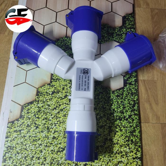 READY CEE 1023 3Pole 32A PLUG&SOCKET CABANG 3 FORT 3pin 3 pin 32 a
