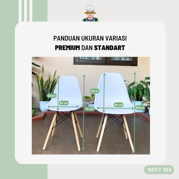 Promo Kursi Cafe/Kursi Milenial/Eames Chair/Kursi Eames Aesthetic Original