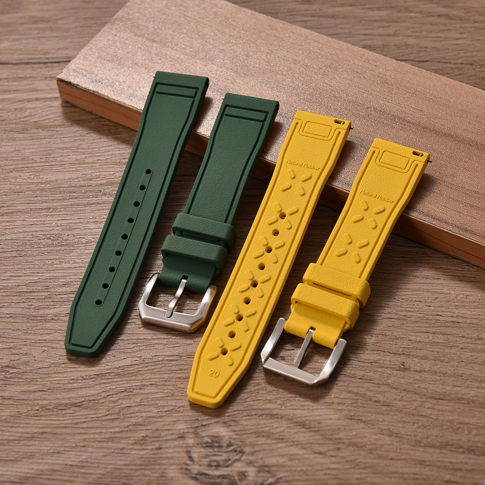 FKM Rubber Strap for IWC Big Pilot Mark Portugieser TOP GUN 20mm21mm 22mm Quick Release Strap Diving