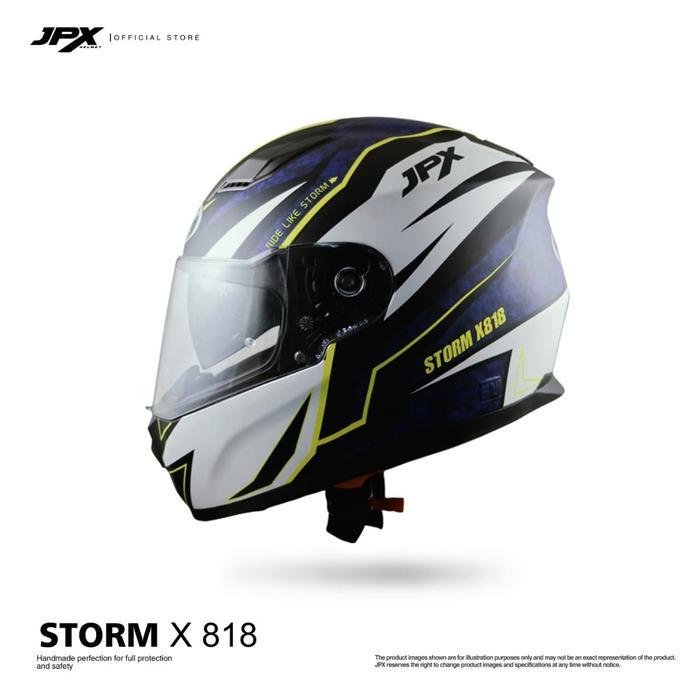Helm JPX Full Face Storm X818 Avatar Furry
