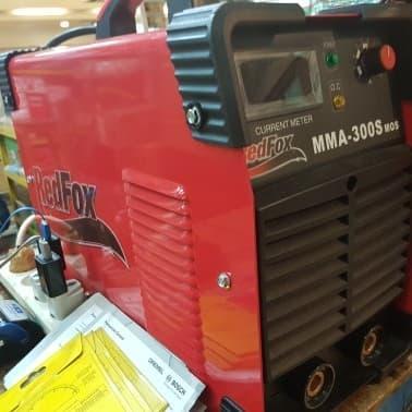 MESIN LAS INVERTER MMA 300 A MERK REDFOX TRAFOLAS REDFOX MMA300 REDFOX