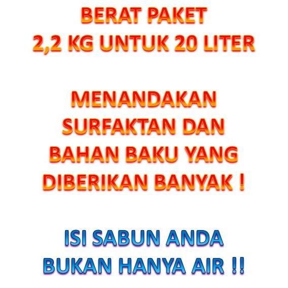 Paket Detergen Laundry / Bahan Baku Detergent Laundry "Raja Kimia" Set