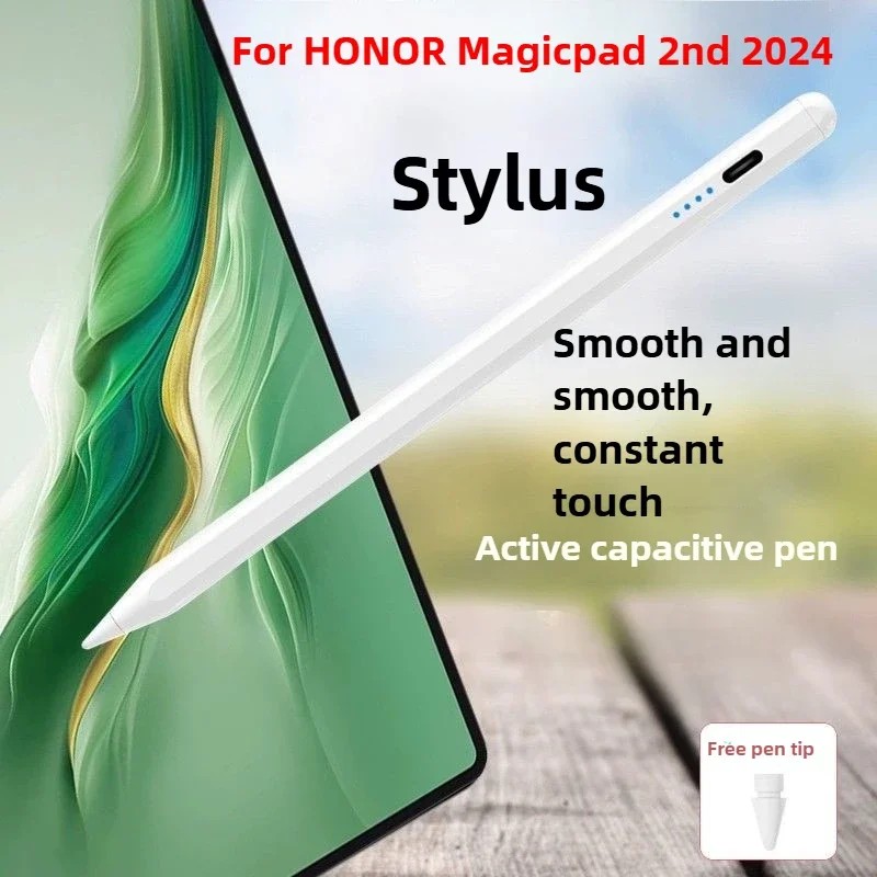 Stylus Pen for Honor MagicPad 2 12.3 Inch Tablet 2024 Touch Screen Capacitive Digital Pencil Magic