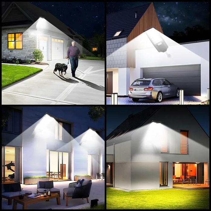 Benih Lampu Tenaga Surya Lampu jalan terintegrasi tenaga surya 1200W baru, lampu panel surya, lampu