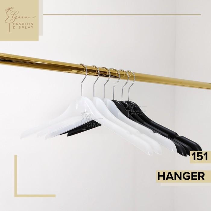 1 LUSIN Hanger Plastik 151 Dewasa Gantungan Baju Plastik Hanger Baju Dewasa Hanger Plastik Display