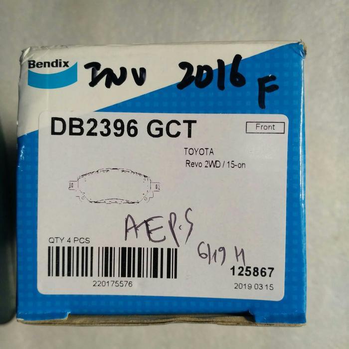 Bendix Db 2396 Kampas Rem Depan Innova 2016- On Reborn