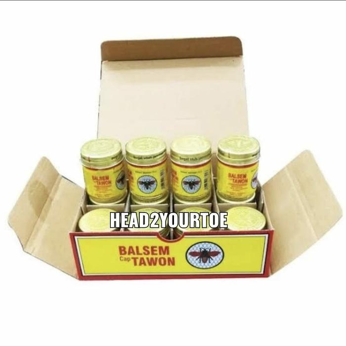 READY Balsem Tawon / Balsem Cap Tawon Asli Makassar isi 12 pcs