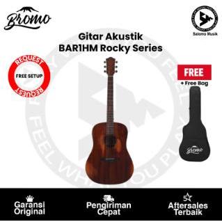 Gitar Akustik Bromo BAR1HM Solid Mahogany Original