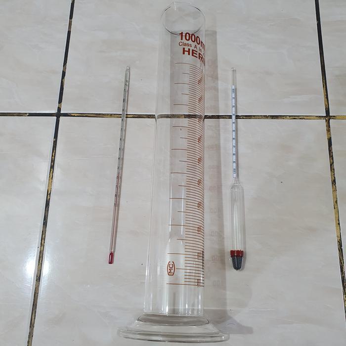 Alat Ukur Berat Jenis Solar Hydrometer Solar 1 Set