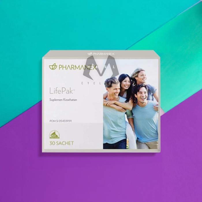 Pharmanex Lifepak Suplemen Multivitamin Isi 30 Pcs - Memperbaiki Kekurangan Nutrisi & Perlindungan