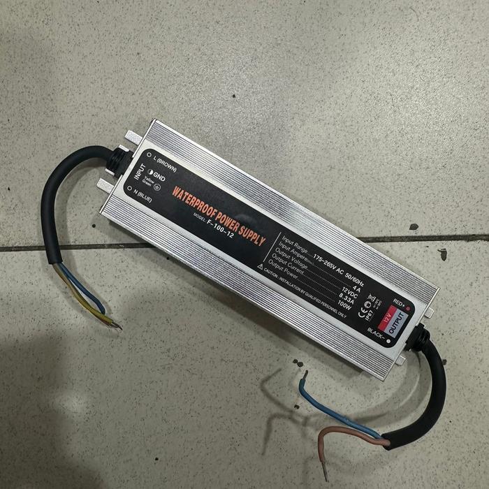 Travo Adaptor Waterproof Electronic Led Driver 12V 100W 100 Watt
