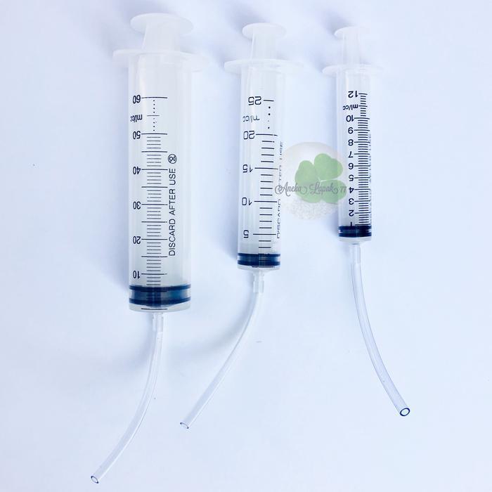 Suntikan 50 Cc + Selang Syringe 50 Ml Baru Tinta Parfum Essence Warna
