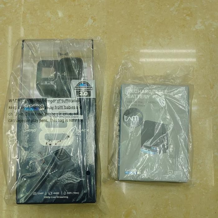 Gopro Hero 8 BLACK Resmi +Baterai Gopro Hero 8 Black Original