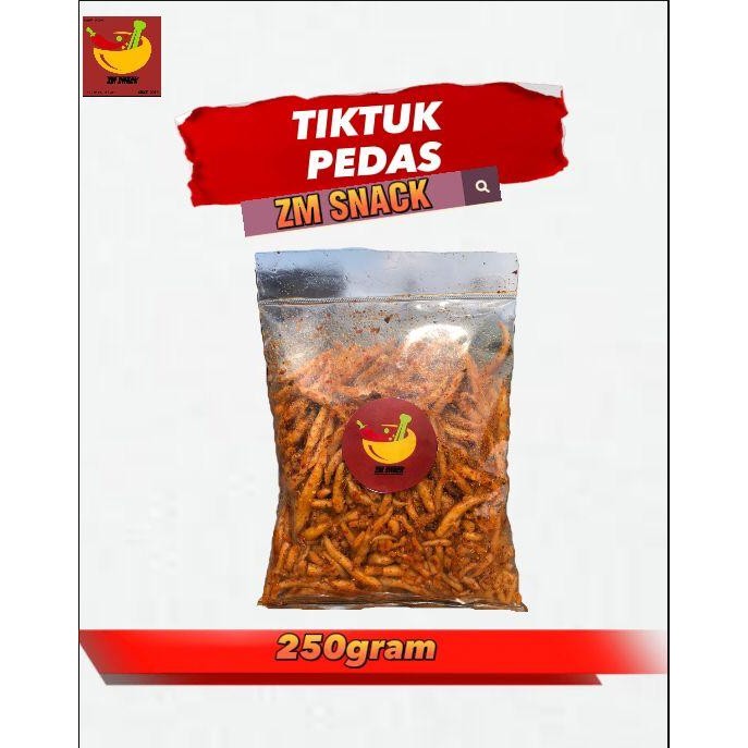 New TIKTUK / TIKTUK CIKRUH / TIKTUK PEDAS / TIKTUK KHAS GARUT / TIKTUK DAUN JERUK/ KERIPIK 250g