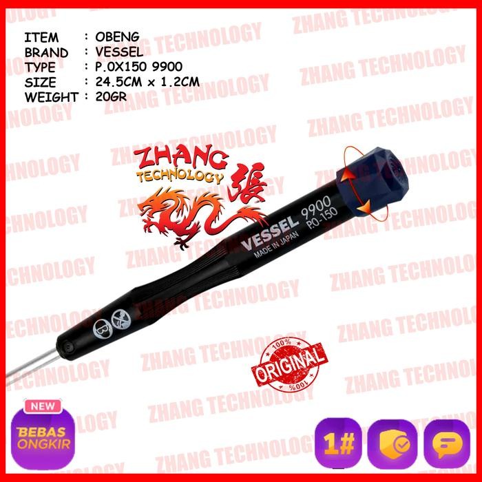 Paling Berkualitas Obeng Vessel 9900 + Plus Obeng Laptop Hp Handphone Android Ori Japan Terlariss 