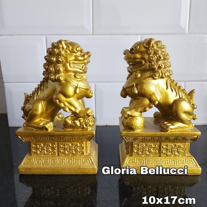 Ready patung qilin pajangan kilin fengshui singa batu decoration